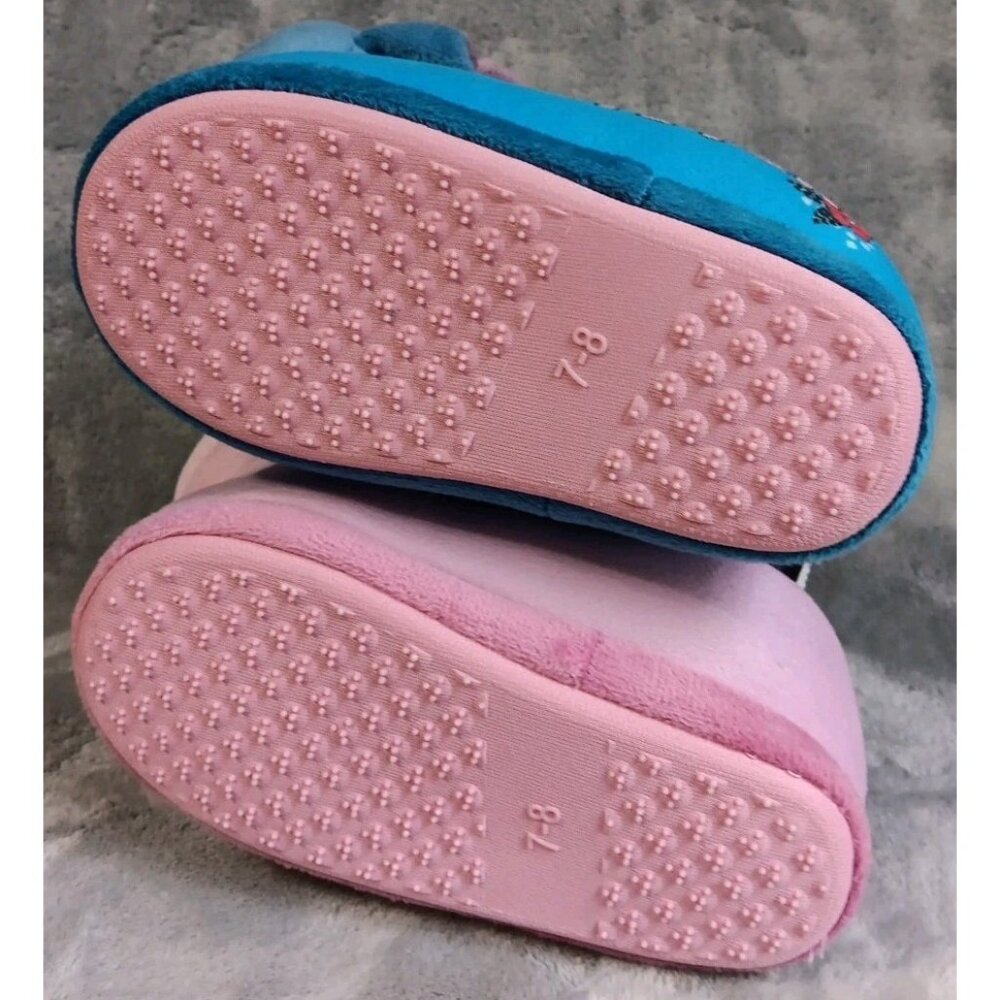 Disney Lilo And Stitch Angel Slippers Size 7-8 Children's Plush - Picture 4 of 4